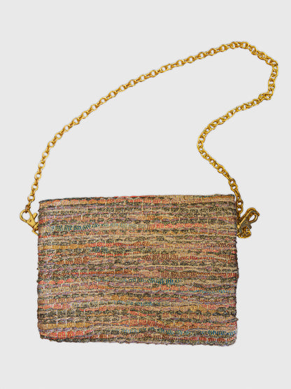 Pochette en tweed