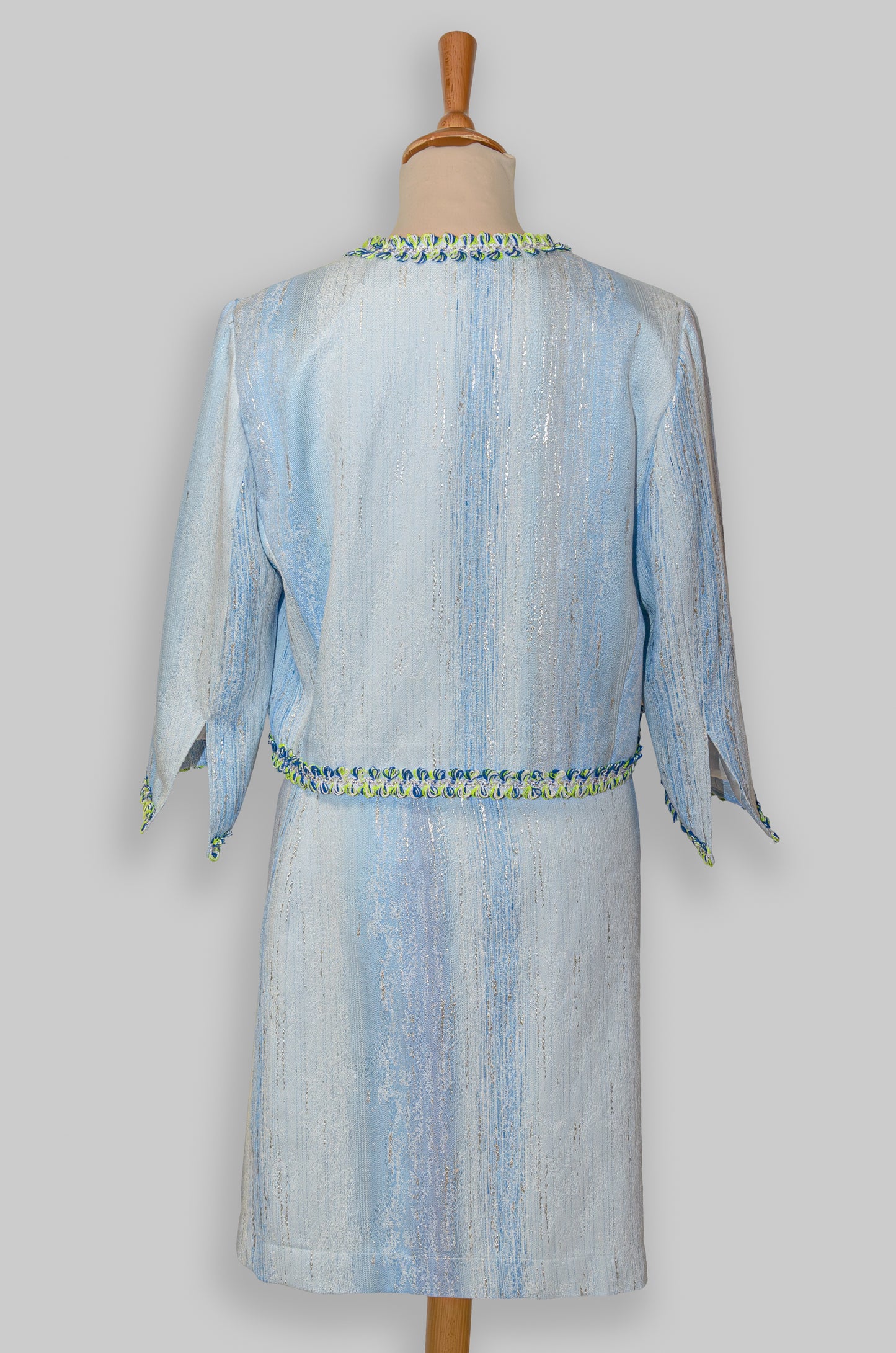 Tailleur en tweed : Acqua