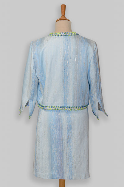Tailleur en tweed : Acqua