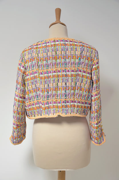 Veste courte en tweed : Alaïa