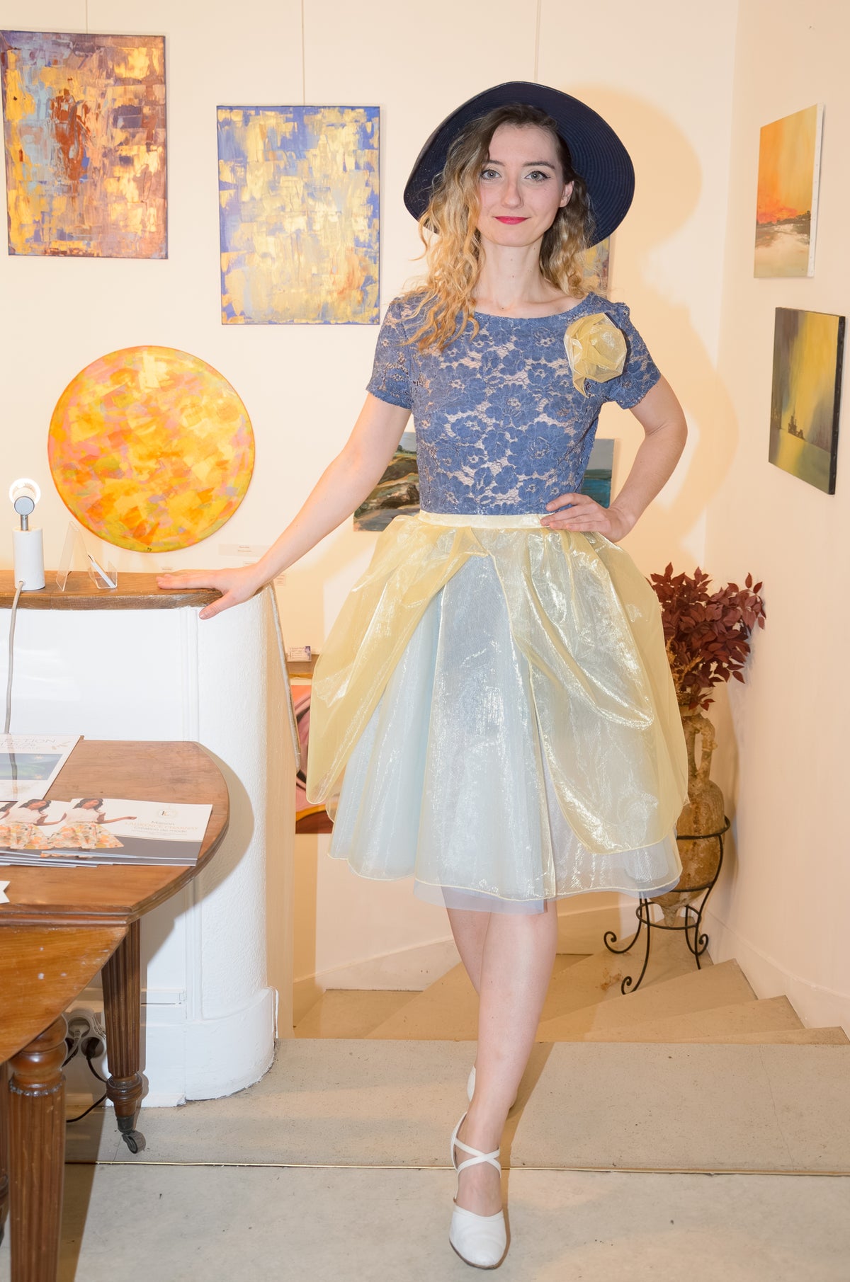 Robe cocktail Skye vue de face