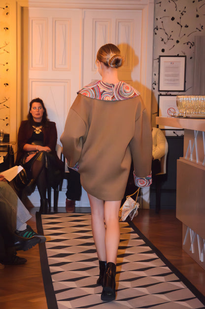 Veste longue en laine : Cassiopea