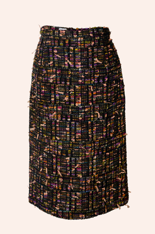Jupe en tweed Vega, vue de face