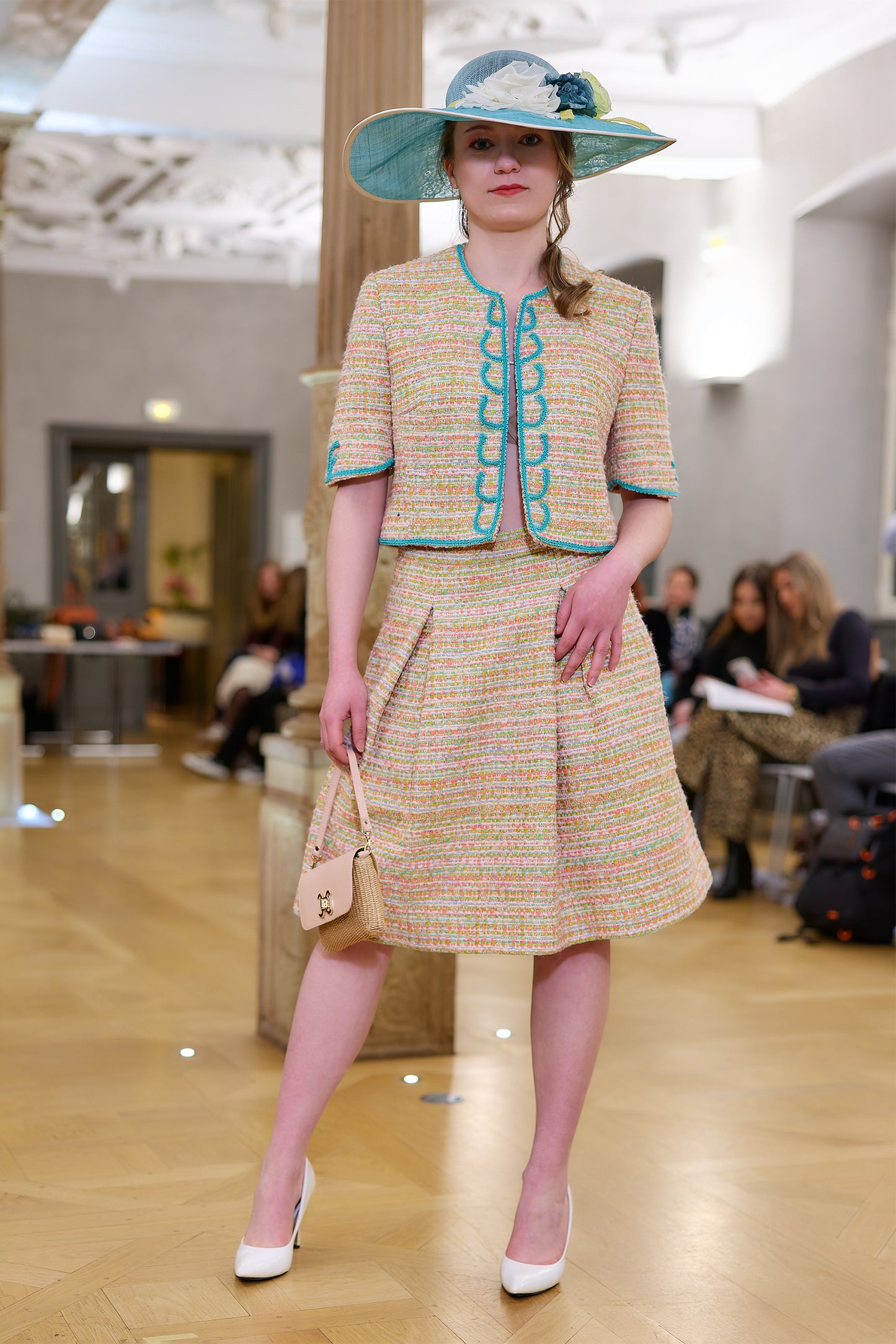 Jupe en tweed : Pélagie