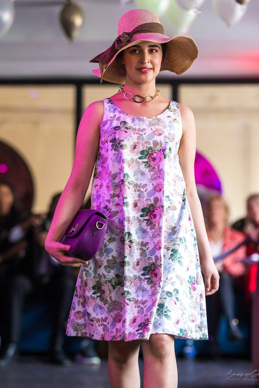 Robe en coton : Prune