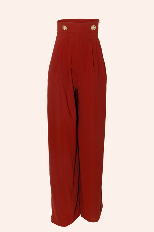 Pantalon en popeline large : Kuntur
