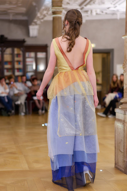 Robe longue en soie : Nérina