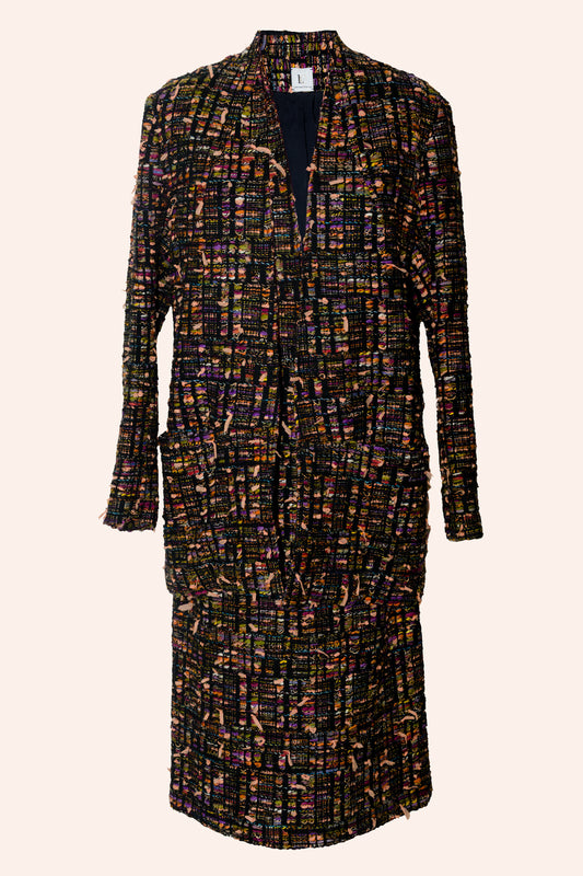 Tailleur en tweed Vega, vue de face
