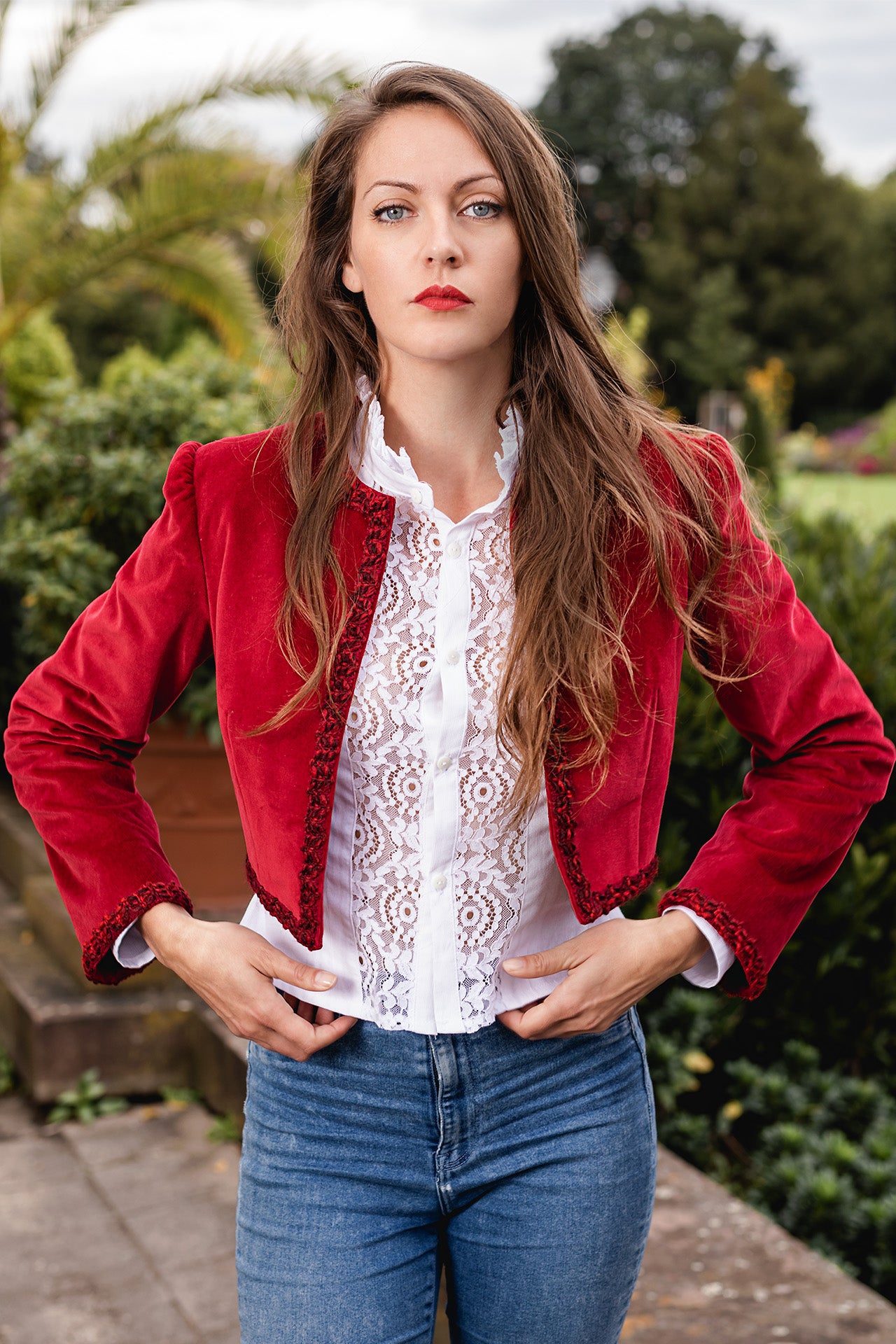 Veste en velours de coton : Bianca