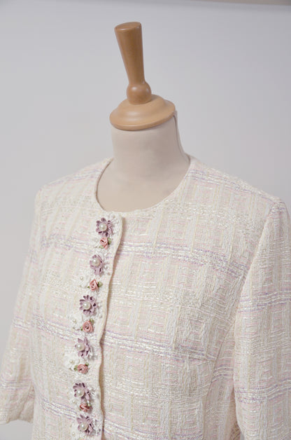 Veste courte en tweed : Mila