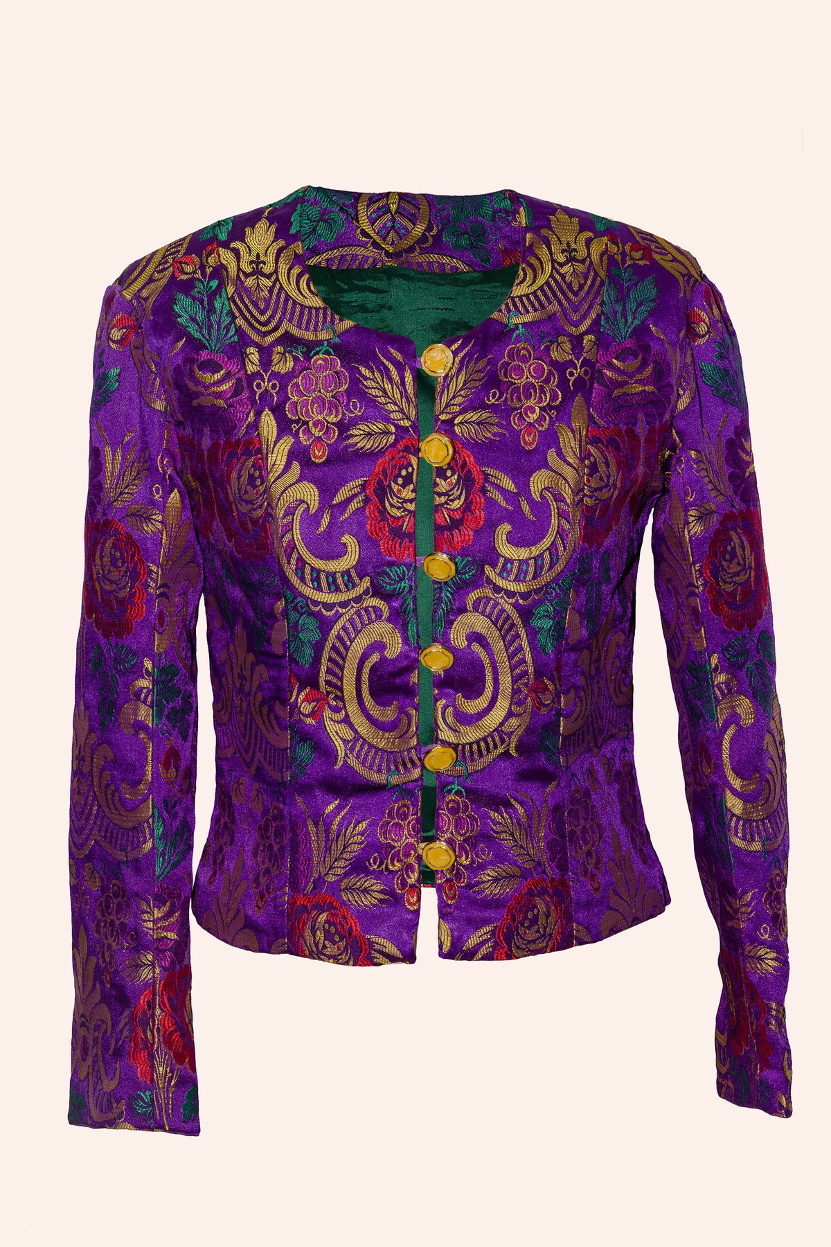 Veste violet à motif : Sumaq