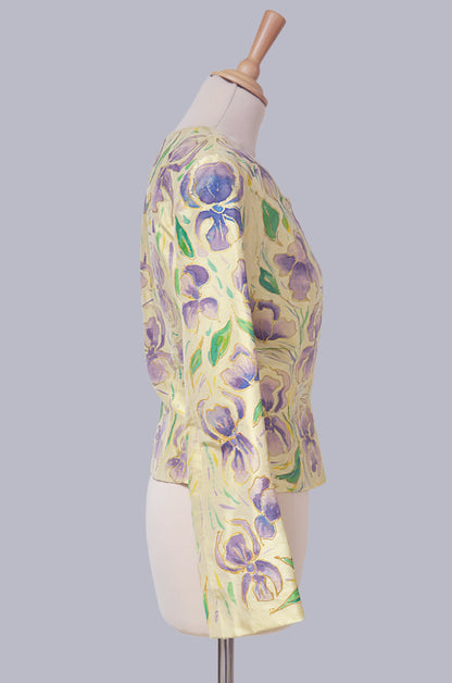 Veste en soie : Iris