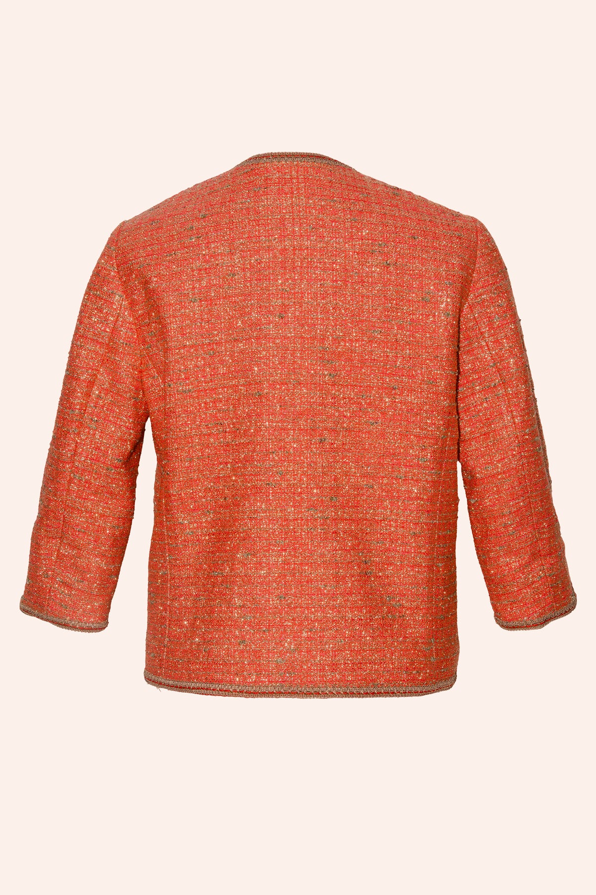 Veste en tweed orange : Luz