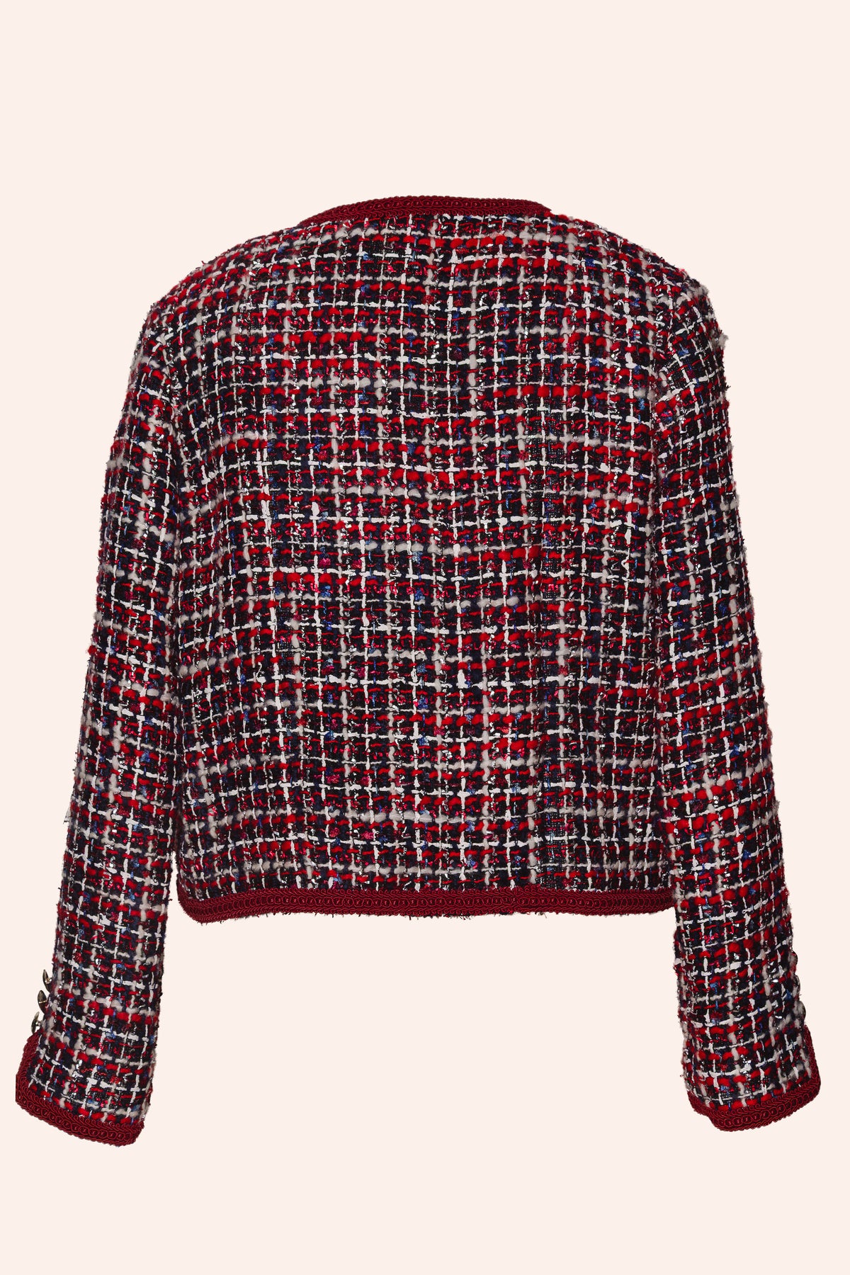 Veste en tweed rouge : Wara