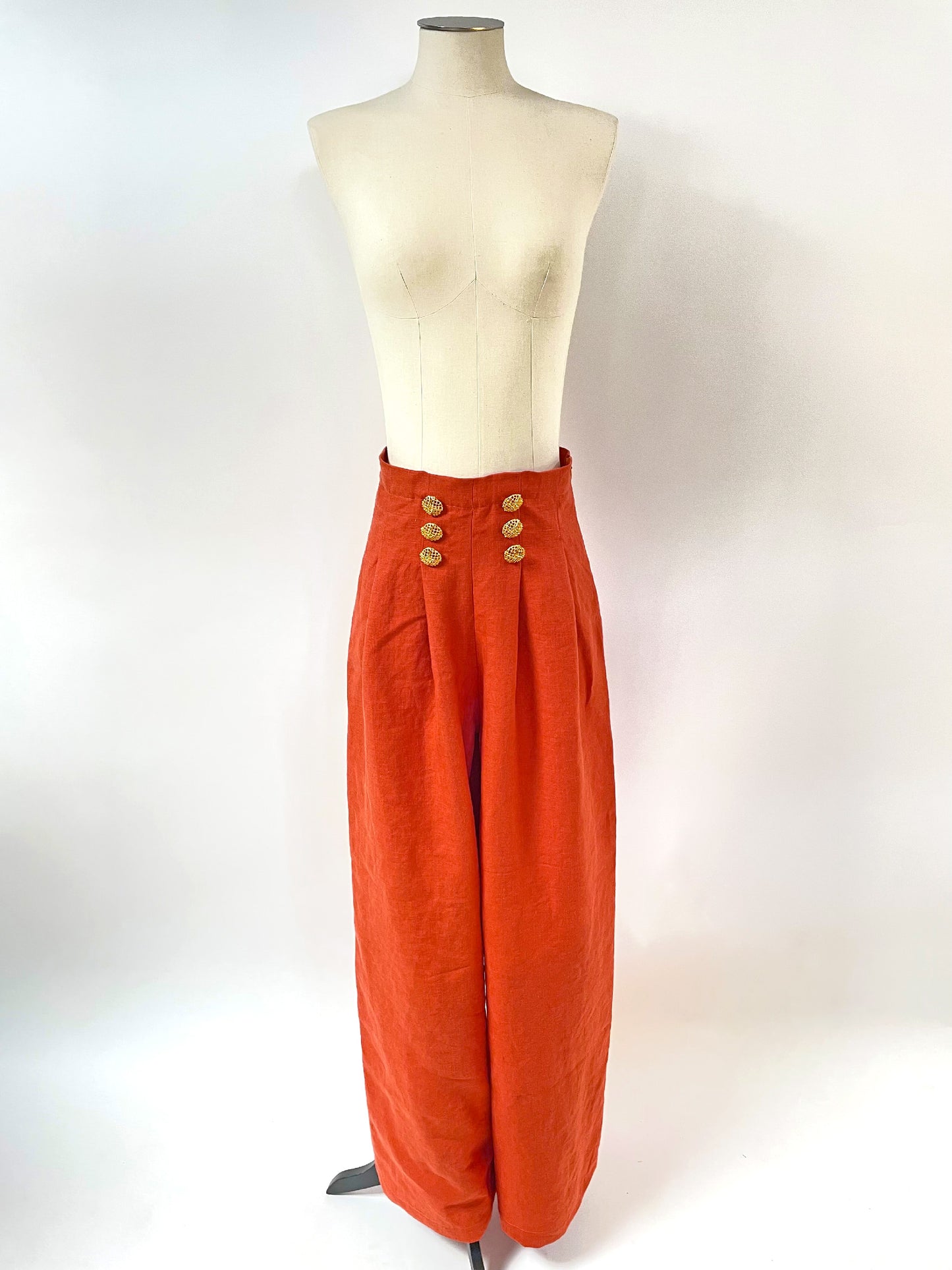 Pantalon large en lin : Cyrus